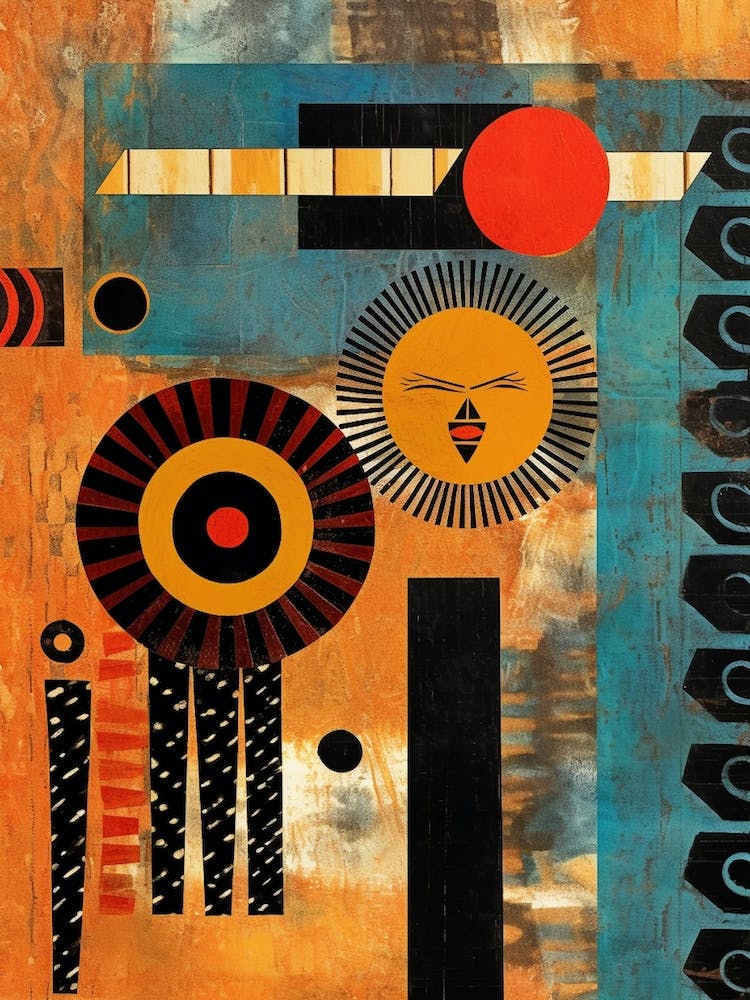 Afrocentric Pattern Illustration 5