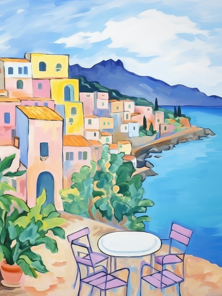 Cefalu, Italy Colourful View 2