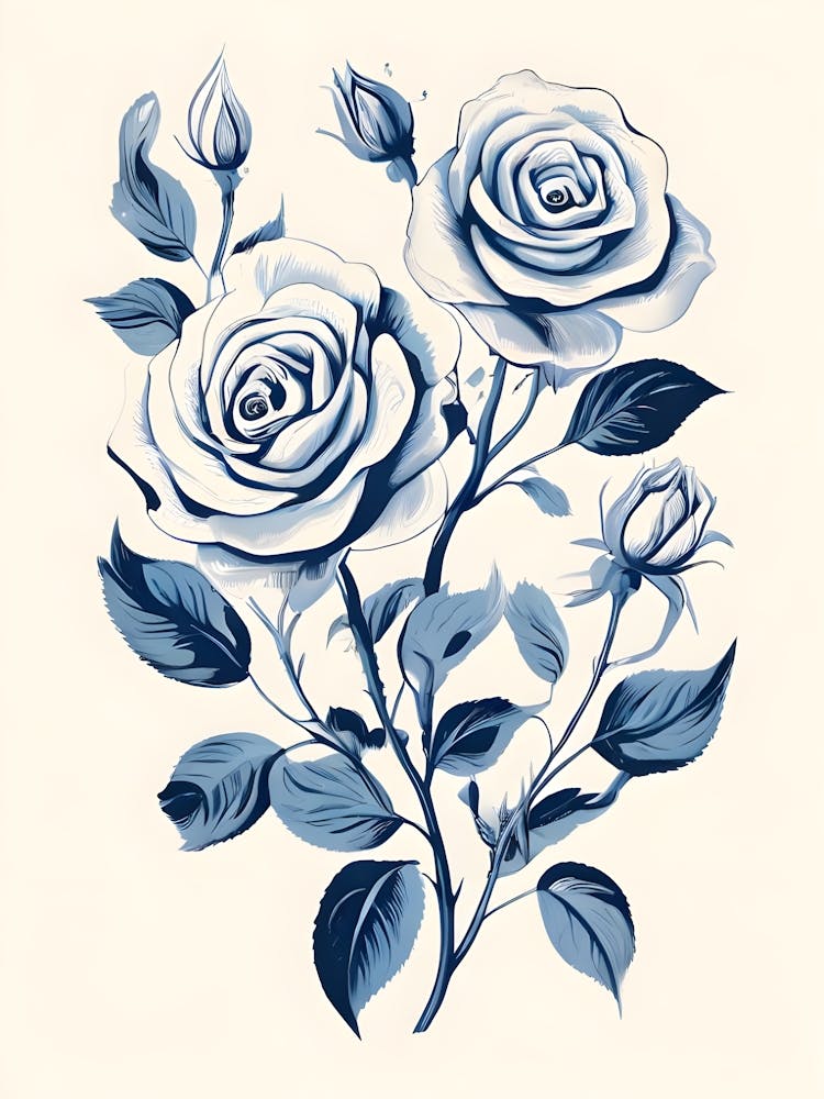Blue Roses 1