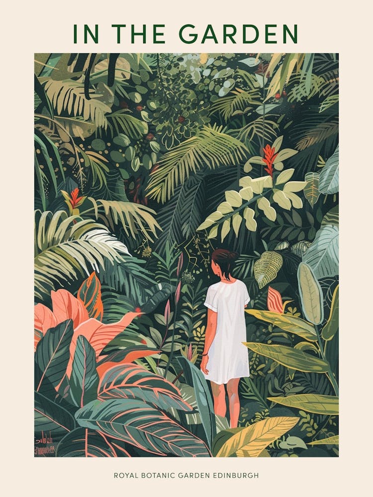 Dans le Jardin Affiche Royal Botanic Garden Edinburgh United Kingdom 6
