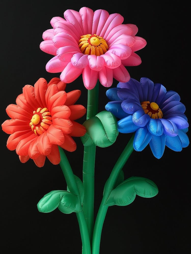 Bright Inflatable Flowers Zinnia 2
