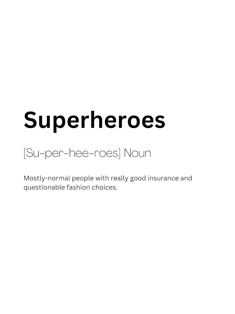 Superheroes Definition Meaning
