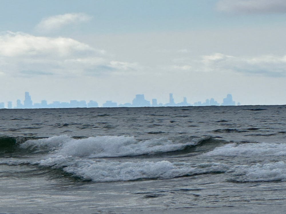 Cityscape From The Beach