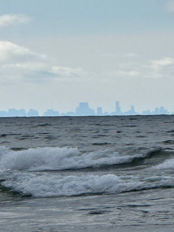 Cityscape From The Beach