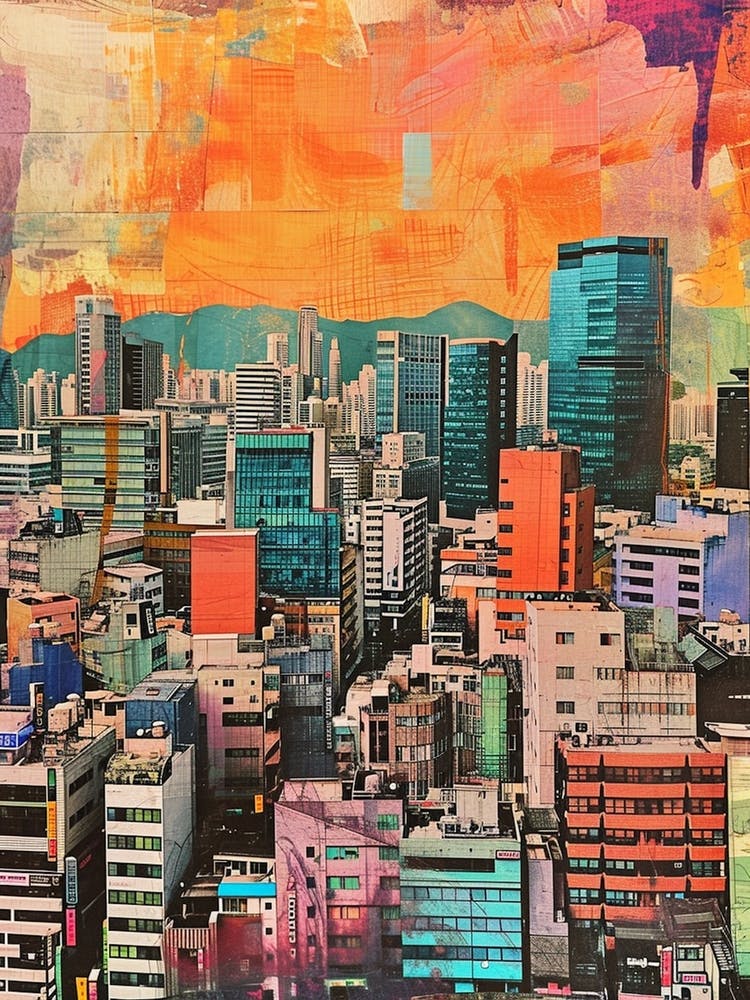 Kitsch 1980s Seoul Collage 4