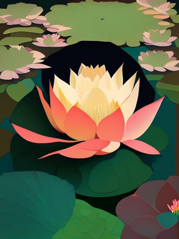 Giant Lotus Fauvism Matisse 2