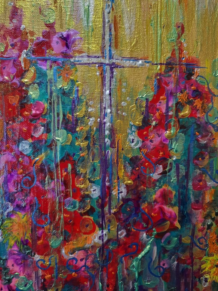 Cross In The Garden