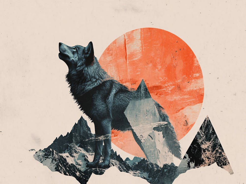Wolf In The Mountains