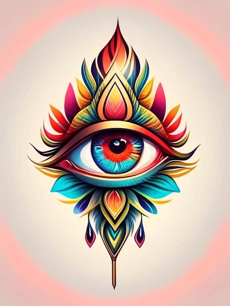 Insight, Symbol, Third Eye Tattoo 2