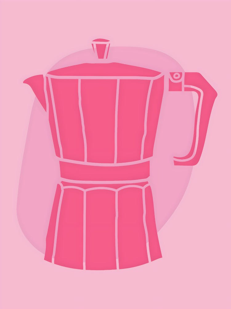 Pink Coffee Pot 1