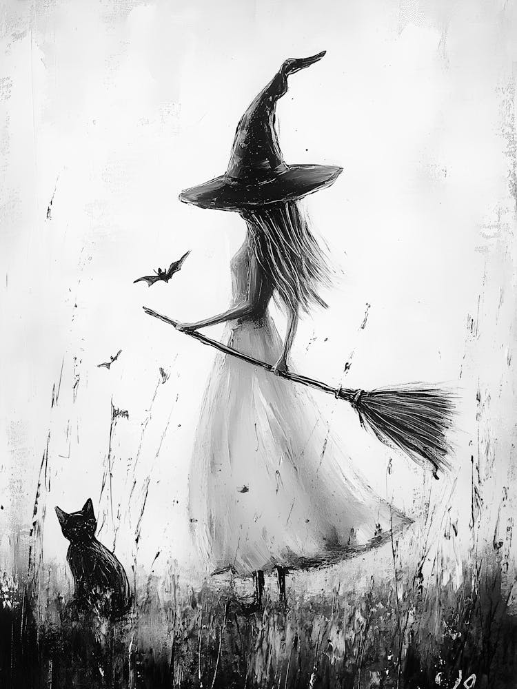 Witch With Broom