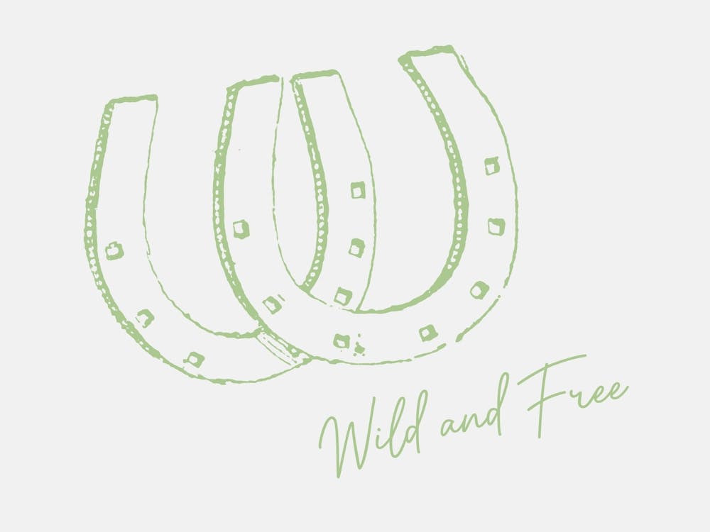 Horseshoe Wild And Free Green