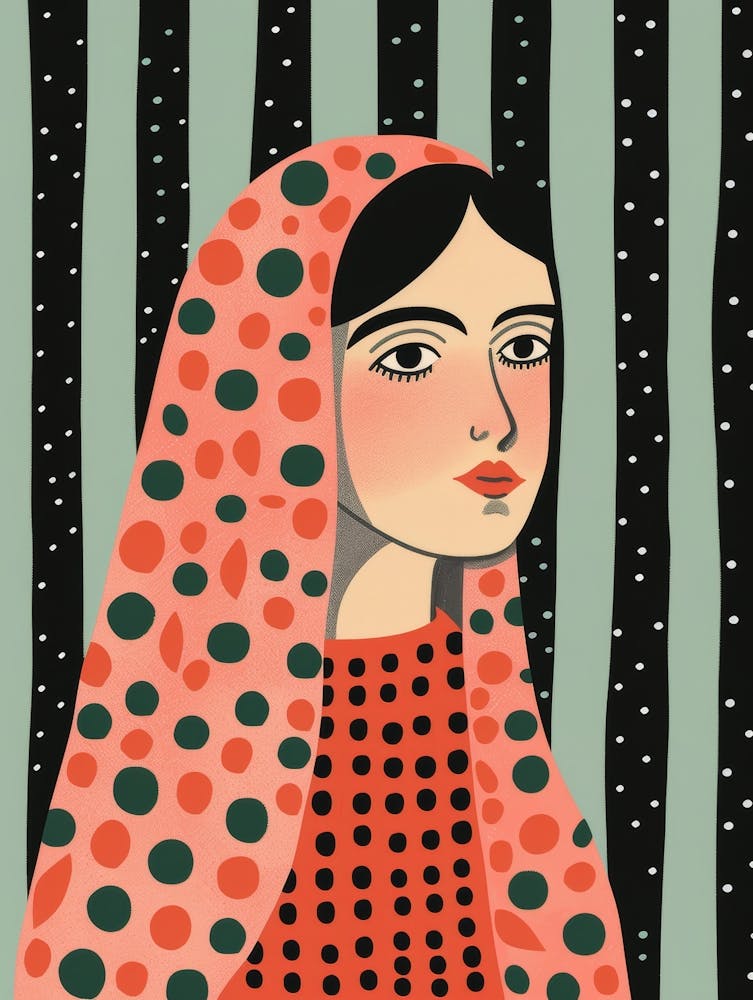 Girl In A Scarf 1