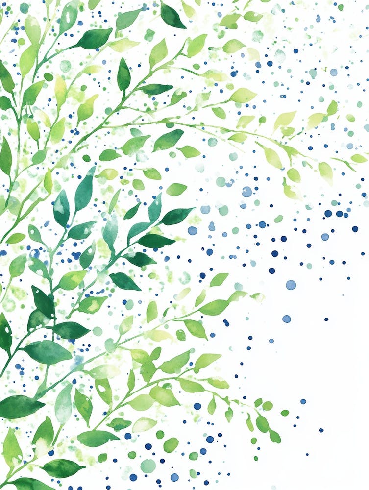 Watercolor Leaves 36