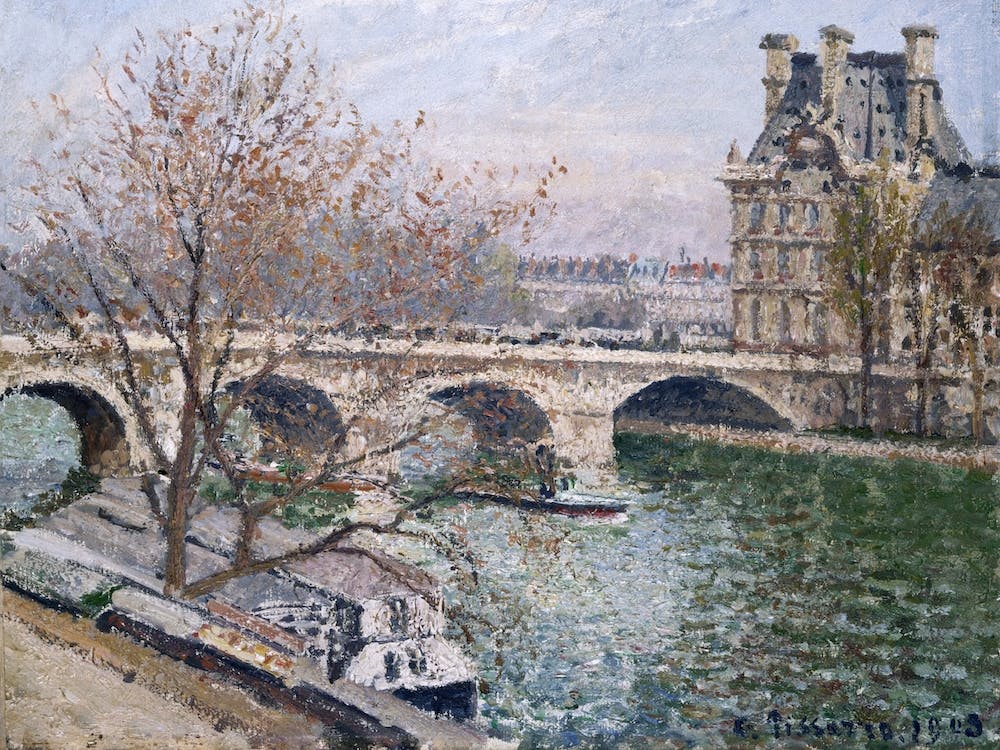The Pont Royal And The Pavillon De Flore, Camille Pisarro