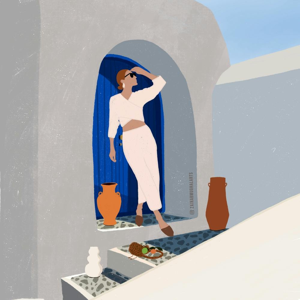 Summer in Santorini
