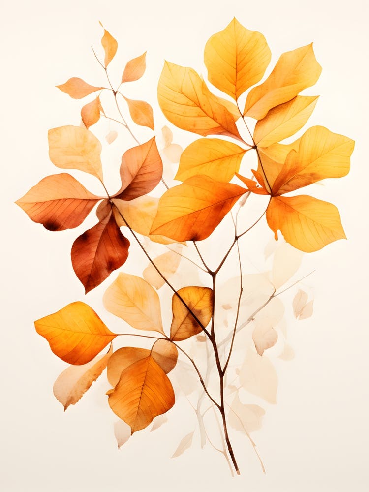 Autumn Leaves Art Painting 5