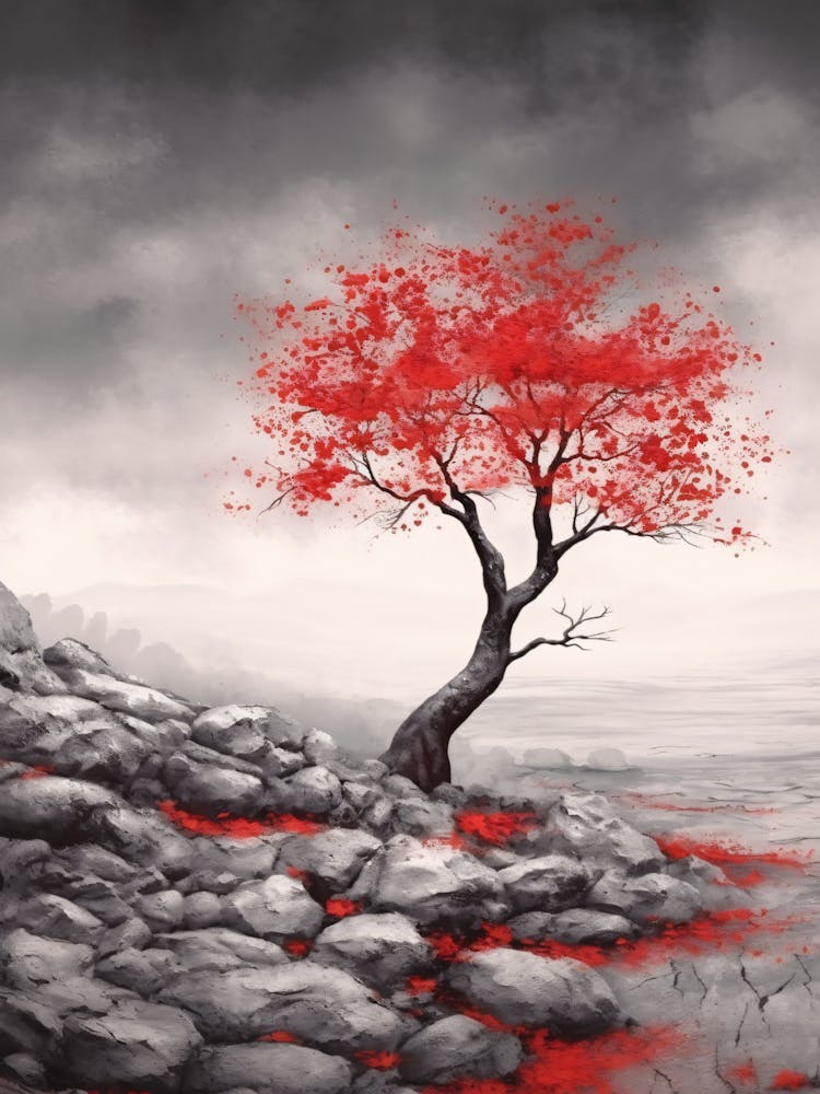 Roter Baum