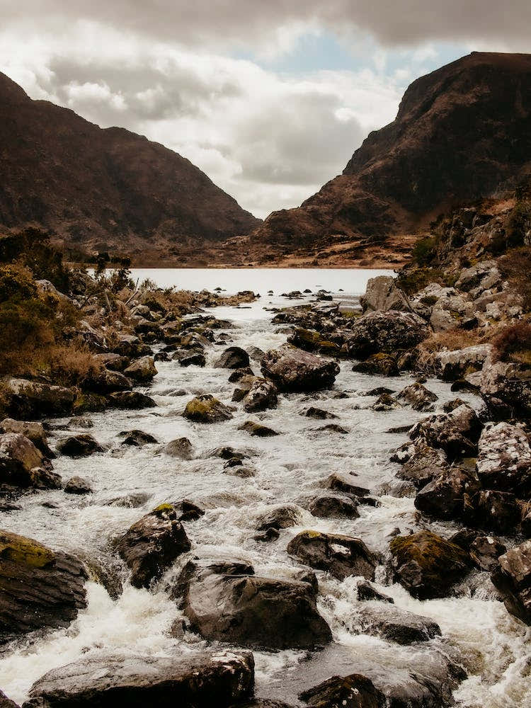 Mountain Stream In Ireland