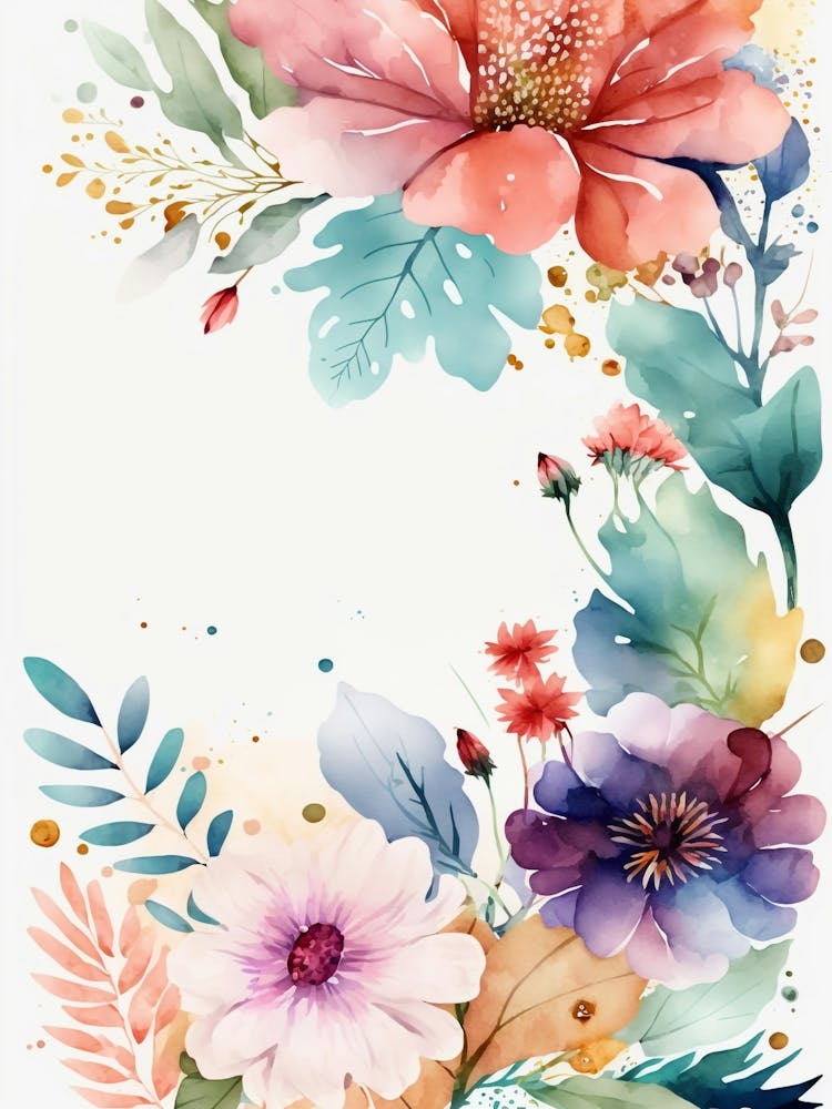 Watercolor Flowers 2