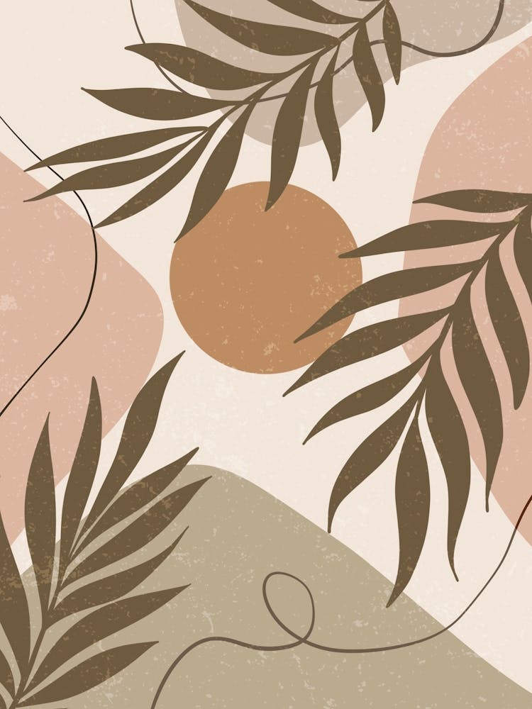 Abstract Tropical Leaves 13