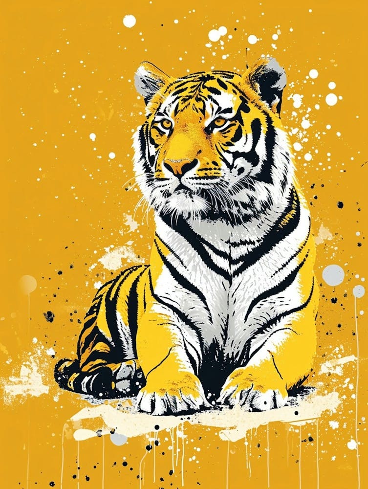 Yellow Siberian Tiger 1