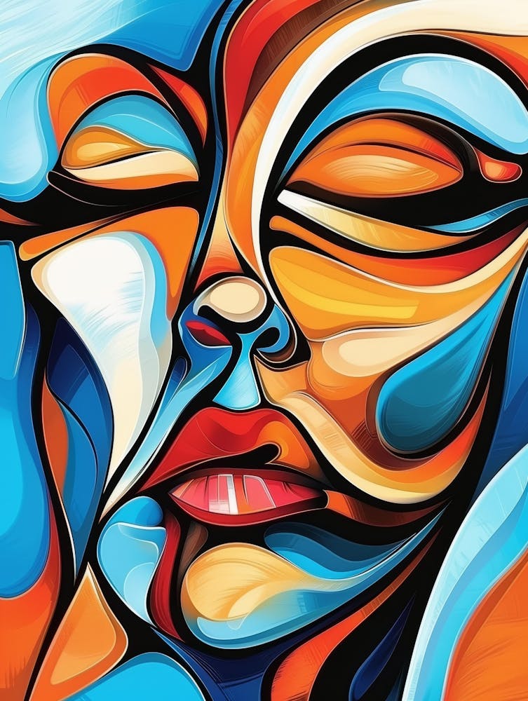 Abstract Of A Woman'S Face 22
