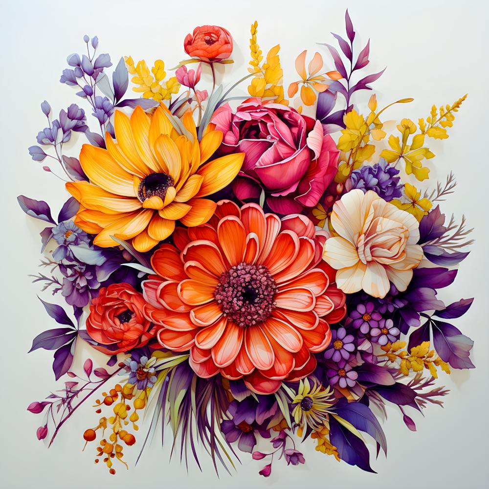 Tranquil Blooms Peaceful Floral Oasis
