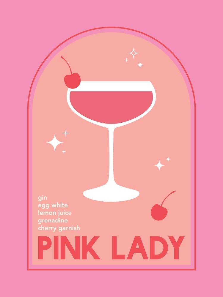Pink Lady Cocktail