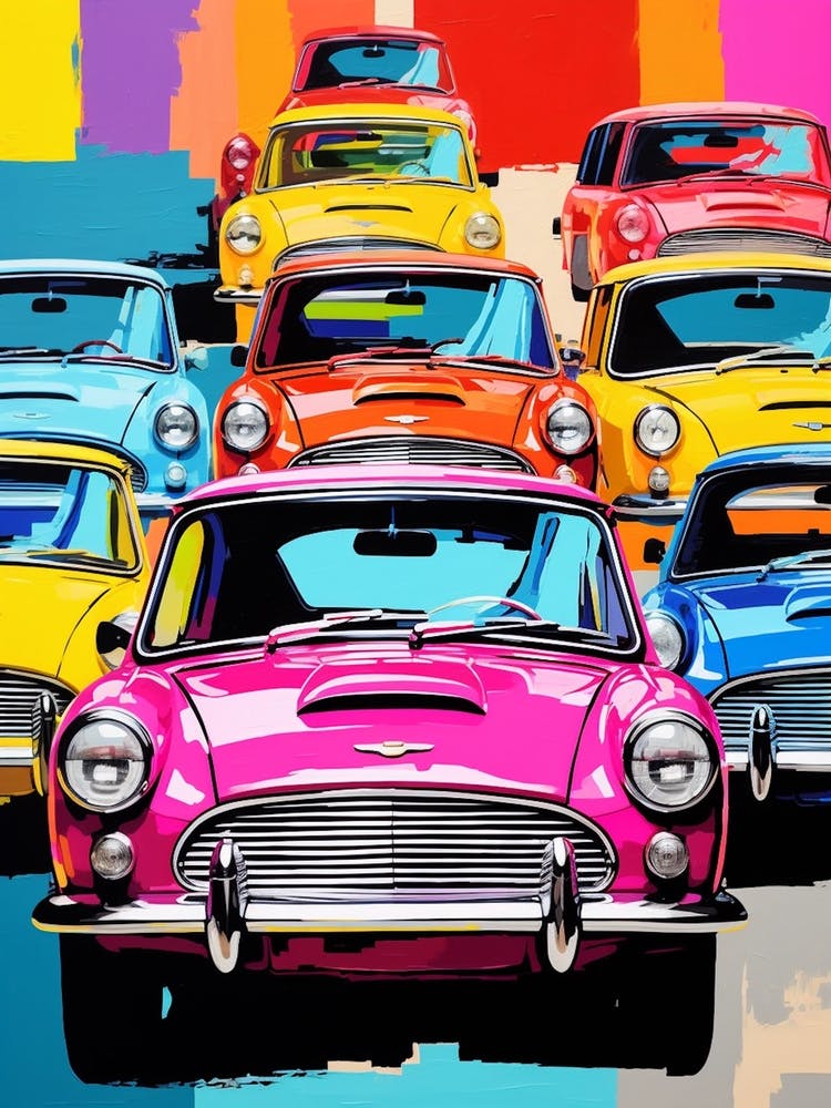 Classic Car Pop Art 5