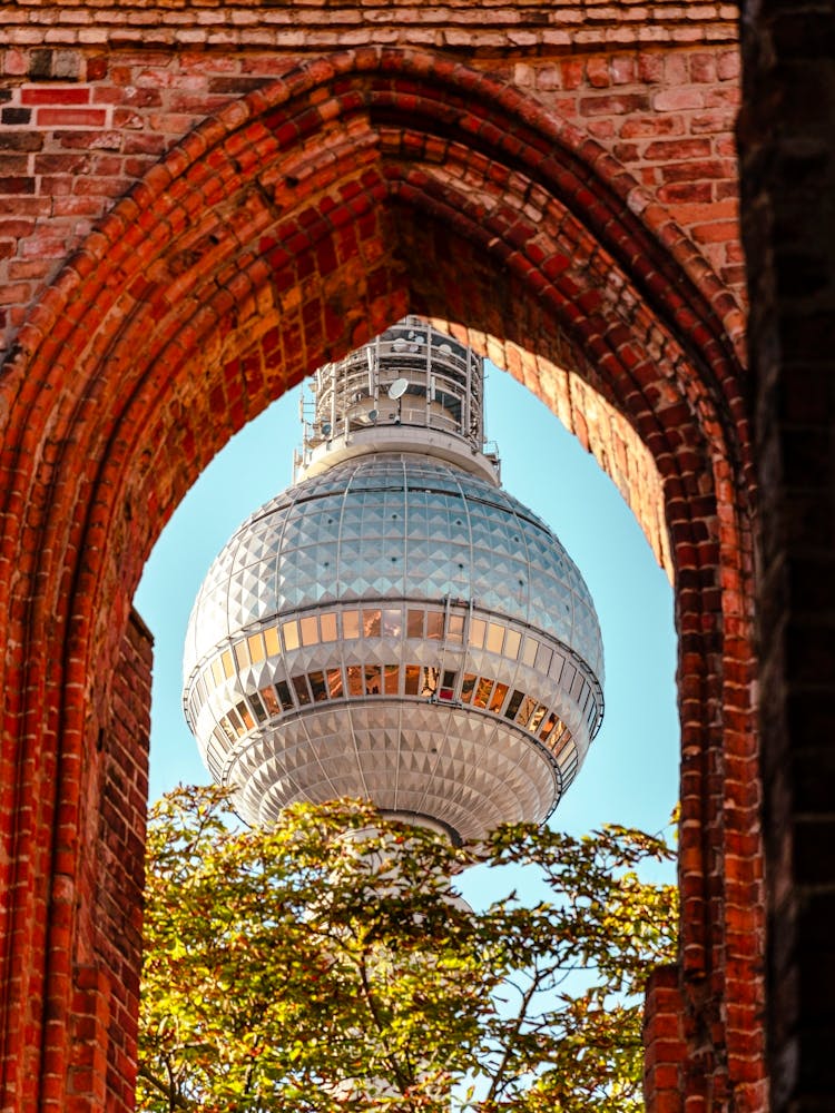 Berlin Tv Tower From The Old Monastery 03