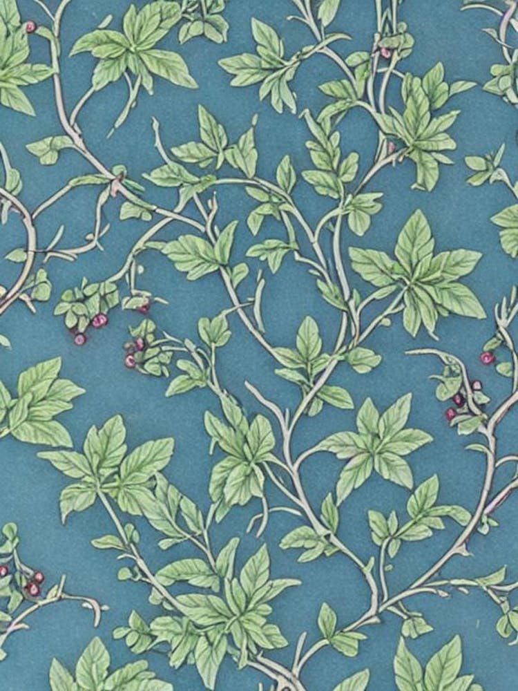 Blackberry 1 Vintage Botanical Fruit