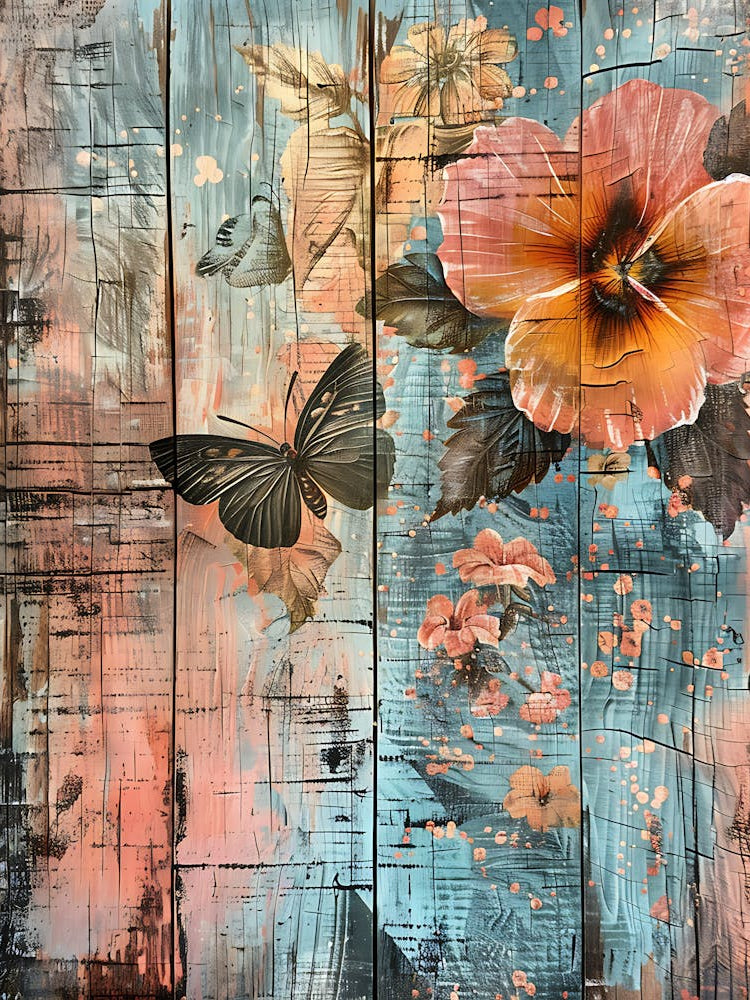 Butterfly And Flowers 13