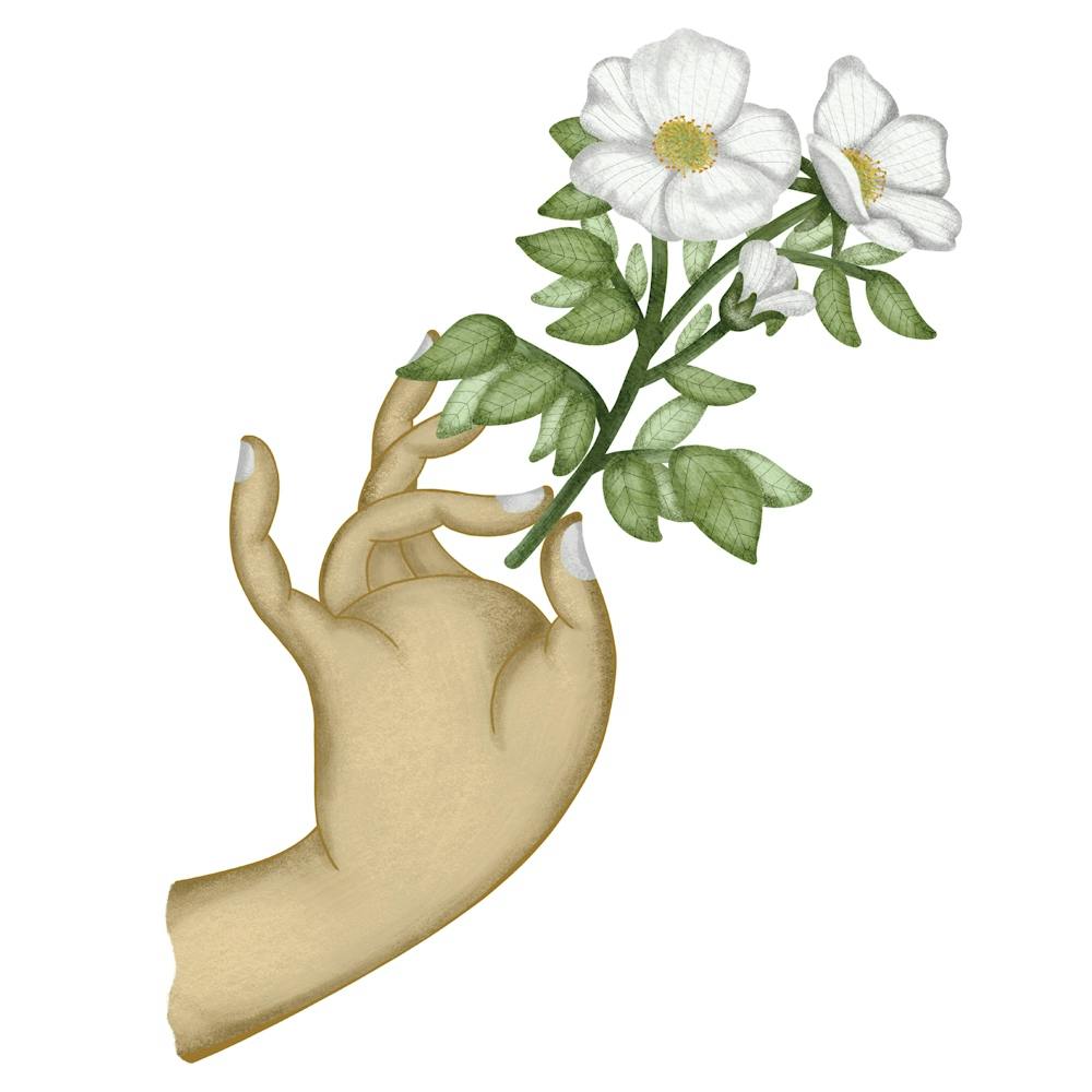 Tibetan goddess hand