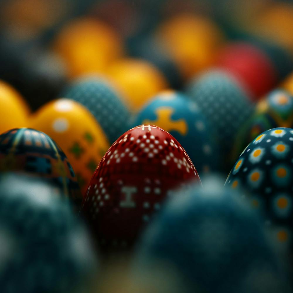 Colorful Easter Eggs 4