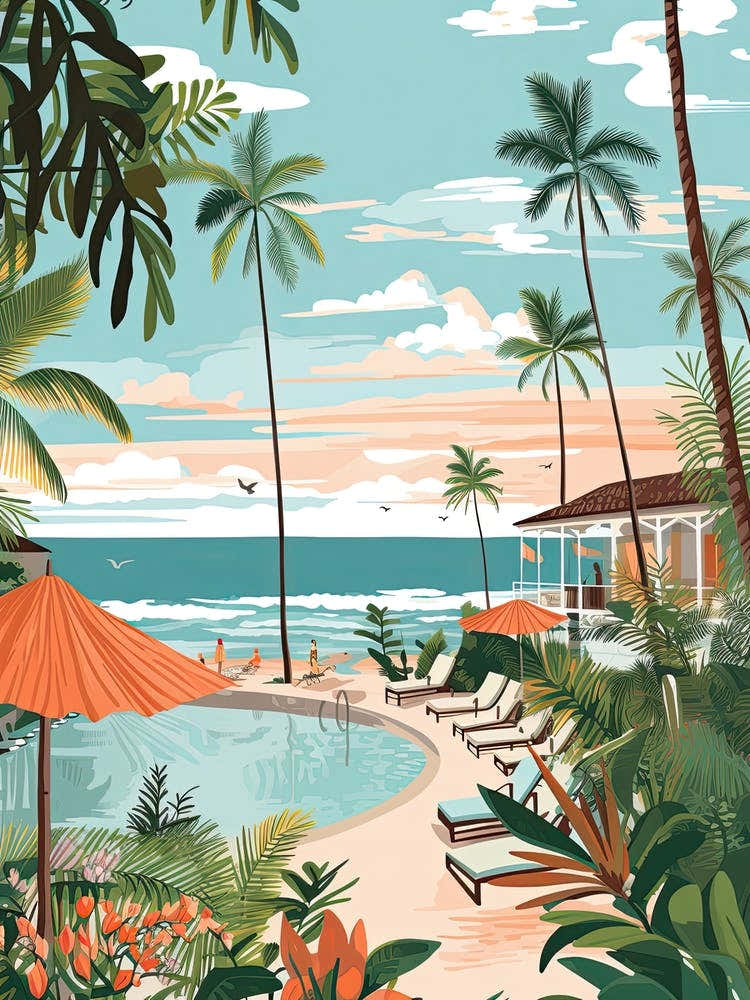 Radisson Beach, Bali, Indonesia, Matisse And Rousseau Style 4