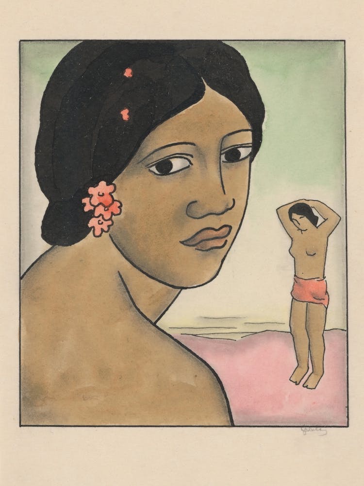 Tahitian Woman, Mikuláš Galanda
