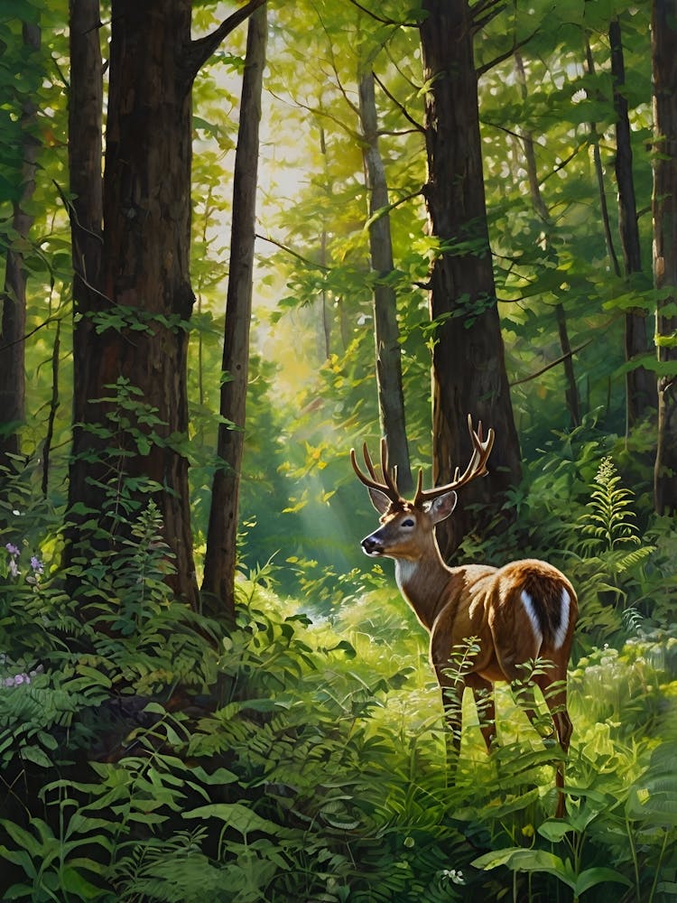 Deer In The Woods