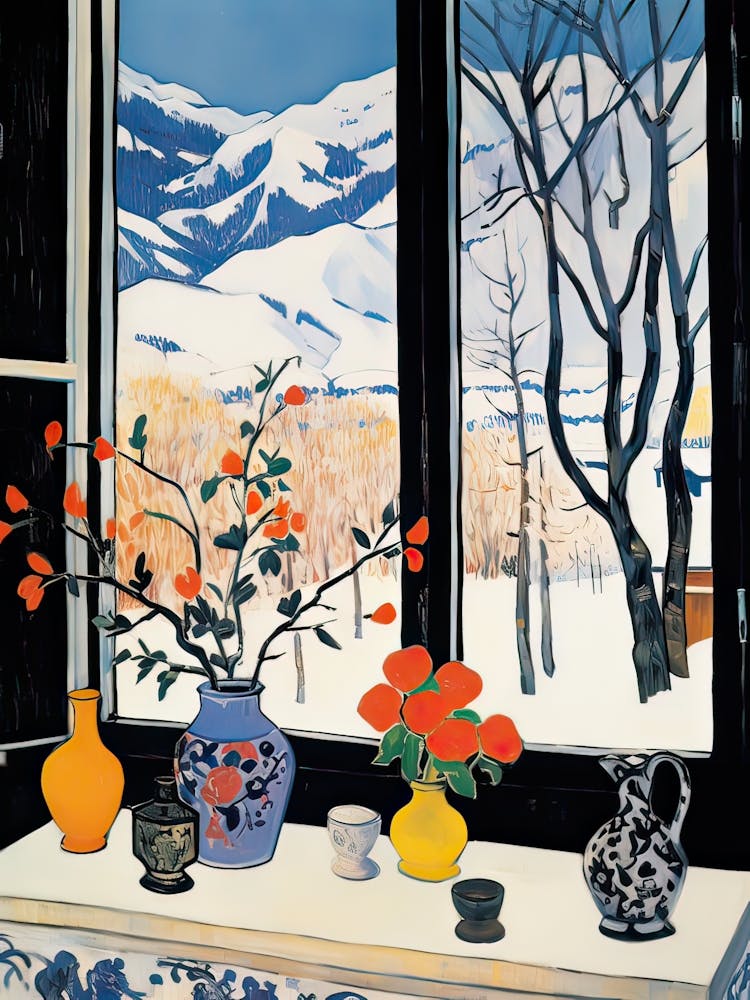 The Windowsill Of Aspen   Usa Snow Inspired By Matisse 2