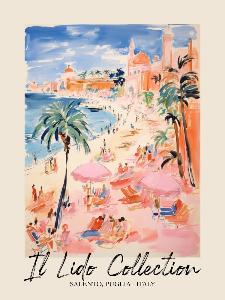 Salento, Puglia   Italy Il Lido Collection Beach Club Poster 3