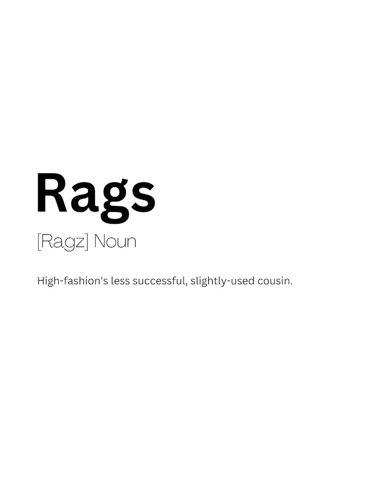 Rags Definition Meaning