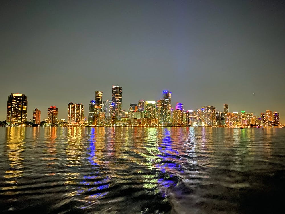 The Miami Skyline At Night (Miami at Night Series)