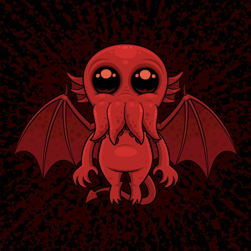 Adorable Red Cthulhu Sea Monster