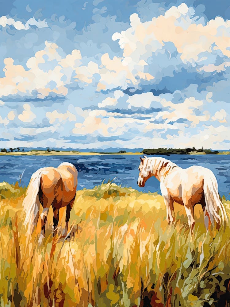 Horses Painting In Prince Edward Island, Canada 2