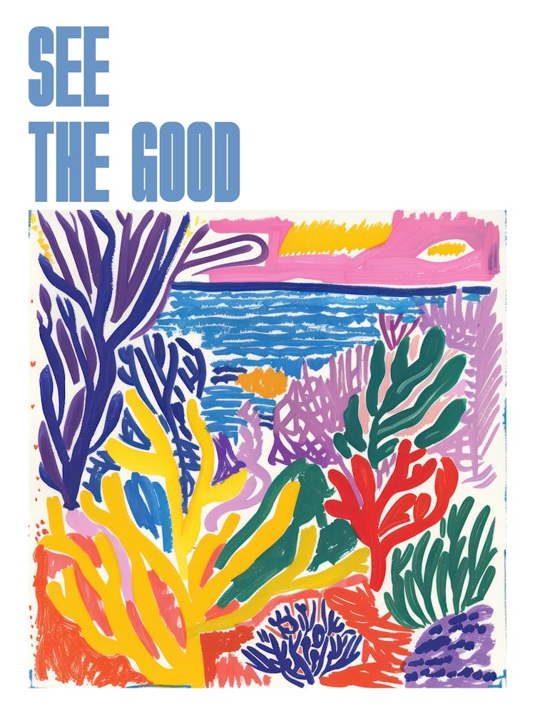See The Good Poster Seascape Dream Matisse Style 6