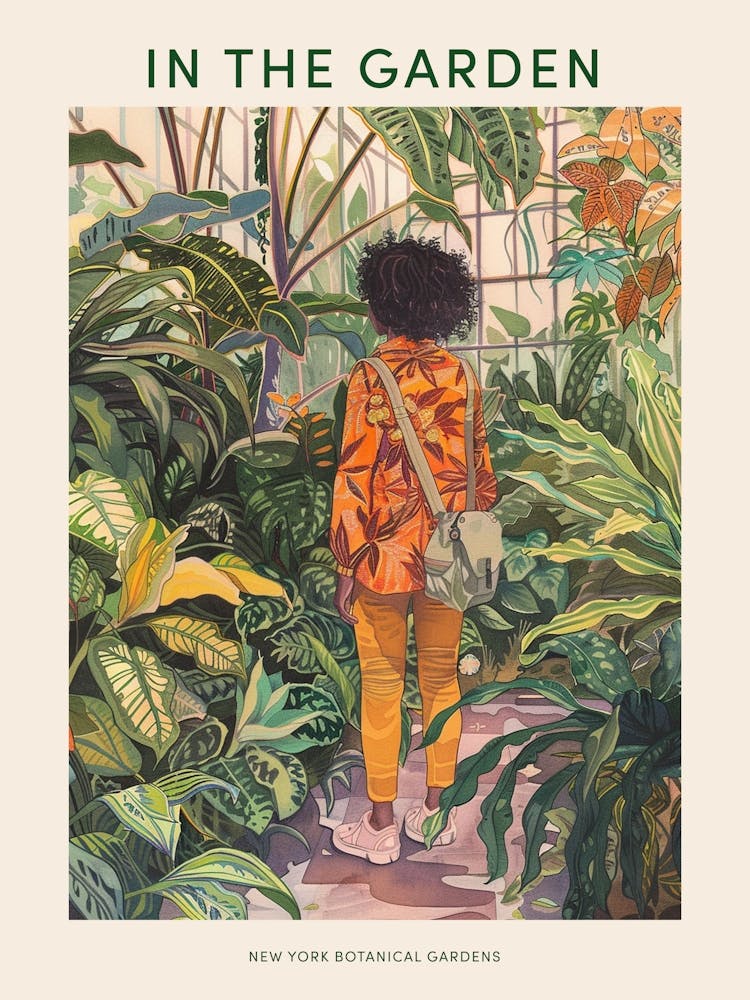 In The Garden Poster New York Botanical Gardens 2