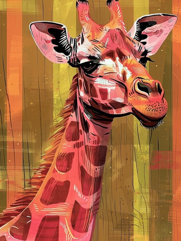 Giraffe Canvas Print 15