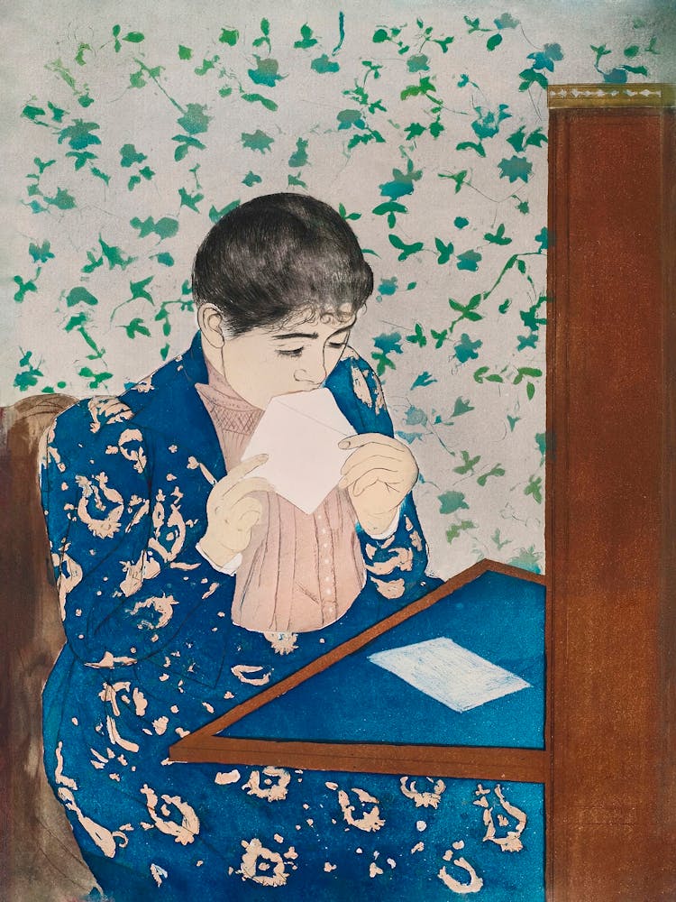 The Letter (1890–1891), Mary Cassatt