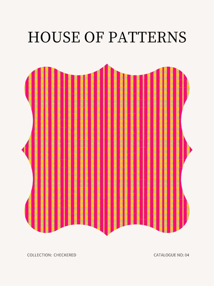 Checkered Pattern Poster 4