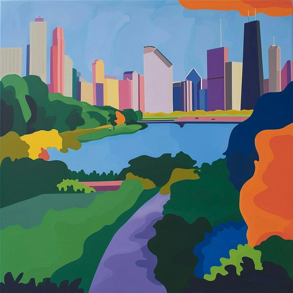 Abstract Park Collection Grant Park Chicago United States 2